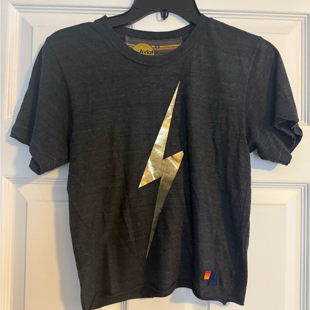Aviator Nation Black Woman’s Shirt. Size XS